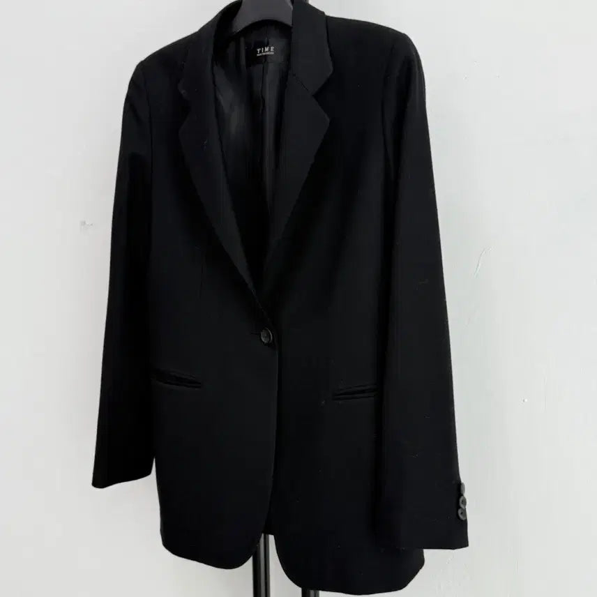 [BUNJANG] TIME Black Label Wool Single Jacket / 정품 타임 TIME 블랙라벨 울 100% 싱글자켓