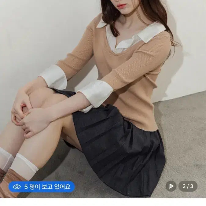 [BUNJANG] Lotre de Min Lua Pleated Skirt / (새상품)로트르드민 Lua pleated skirt 스커트