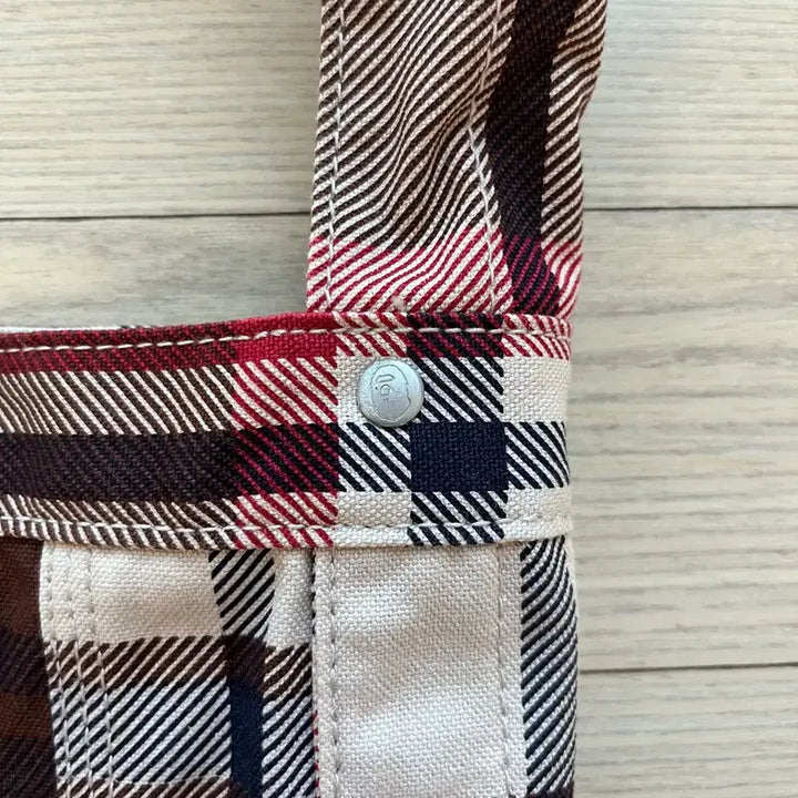 [BUNJANG] Bape Check Crossbody Bag / 베이프 체크 크로스백