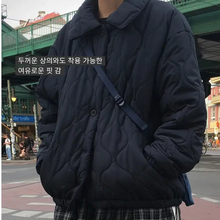[BUNJANG] Big Size Quilted Padded Jacket / 새상품)빅사이즈퀄팅누빔패딩