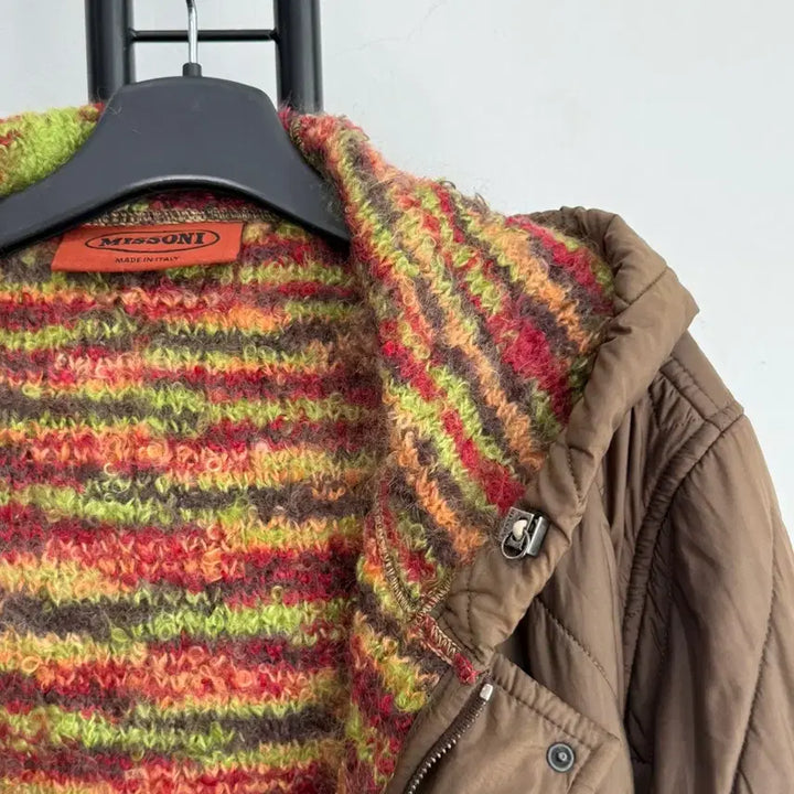 [BUNJANG] MISSONI Hooded Lightweight Down Jacket / 정품 미쏘니 MISSONI 후드 경량패딩