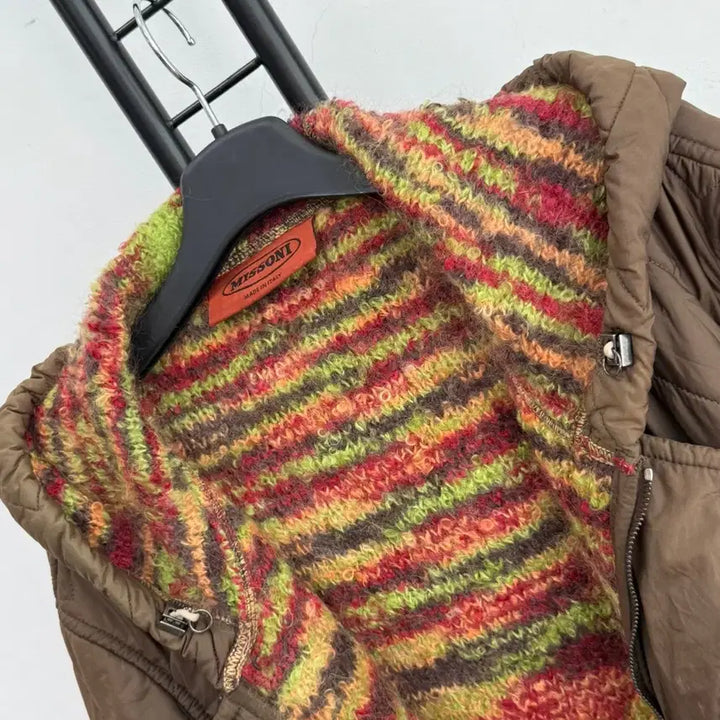 [BUNJANG] MISSONI Hooded Lightweight Down Jacket / 정품 미쏘니 MISSONI 후드 경량패딩