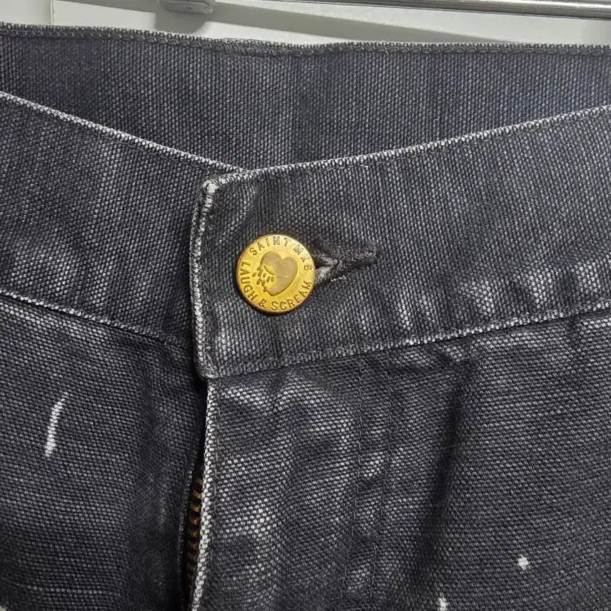 [BUNJANG] Saint Michael Double Knee Flare Jeans XL / 세인트미카엘 더블니 플레어 팬츠 XL