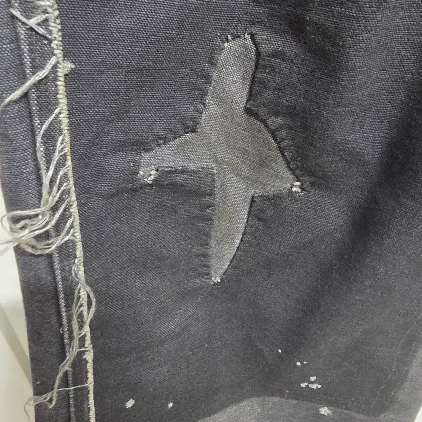 [BUNJANG] Saint Michael Double Knee Flare Jeans XL / 세인트미카엘 더블니 플레어 팬츠 XL