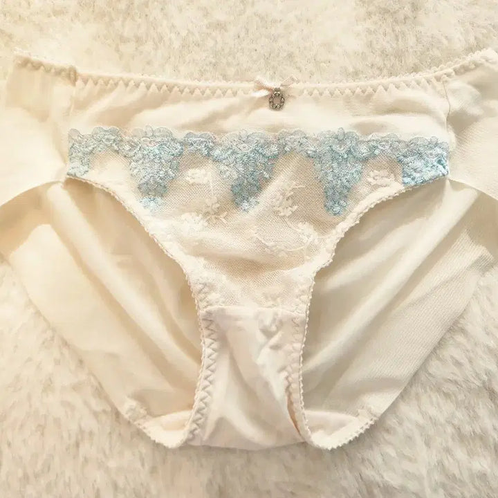 [BUNJANG] Embroidered Floral Women's Panties / (중고) 꽃자수 여성팬티 속옷
