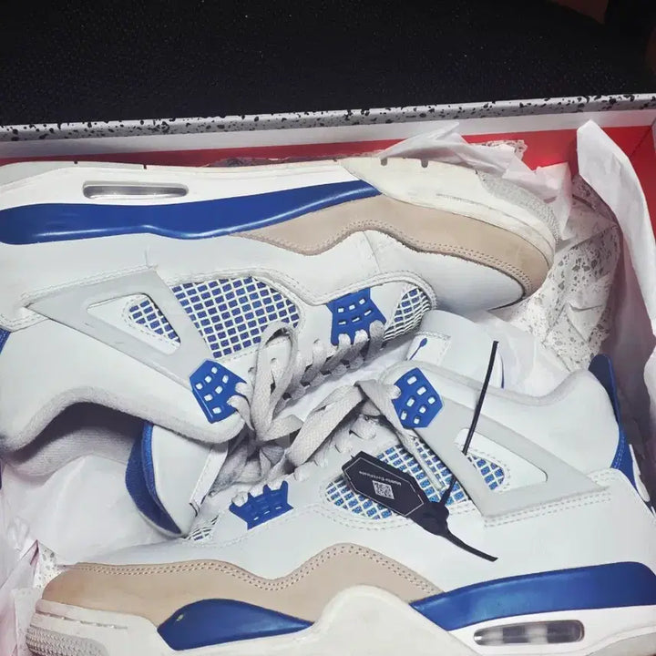 [BUNJANG] Jordan 4 Industrial Blue Sneakers / 조던4 인더스트리얼 블루