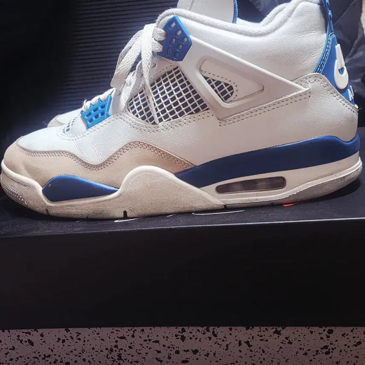[BUNJANG] Jordan 4 Industrial Blue Sneakers / 조던4 인더스트리얼 블루