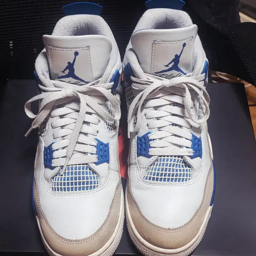 [BUNJANG] Jordan 4 Industrial Blue Sneakers / 조던4 인더스트리얼 블루