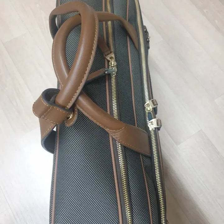 [BUNJANG] Samsonite Brown Leather Briefcase / 쌤소나이트 브라운 서류 가방