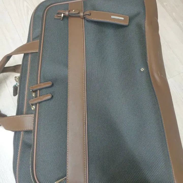 [BUNJANG] Samsonite Brown Leather Briefcase / 쌤소나이트 브라운 서류 가방