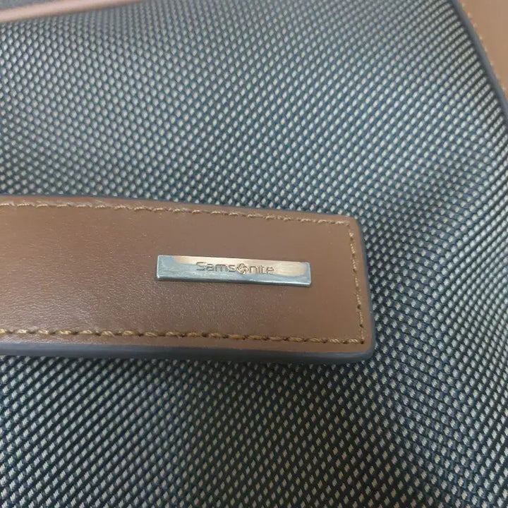 [BUNJANG] Samsonite Brown Leather Briefcase / 쌤소나이트 브라운 서류 가방