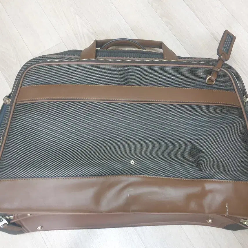 [BUNJANG] Samsonite Brown Leather Briefcase / 쌤소나이트 브라운 서류 가방