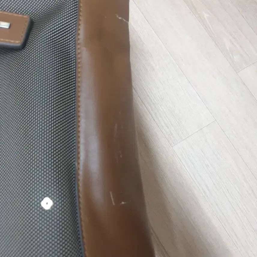 [BUNJANG] Samsonite Brown Leather Briefcase / 쌤소나이트 브라운 서류 가방