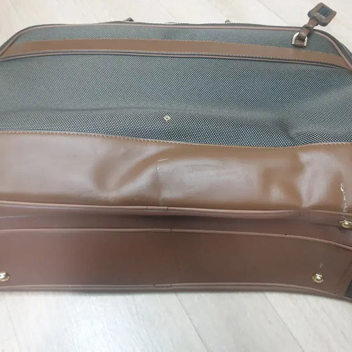 [BUNJANG] Samsonite Brown Leather Briefcase / 쌤소나이트 브라운 서류 가방