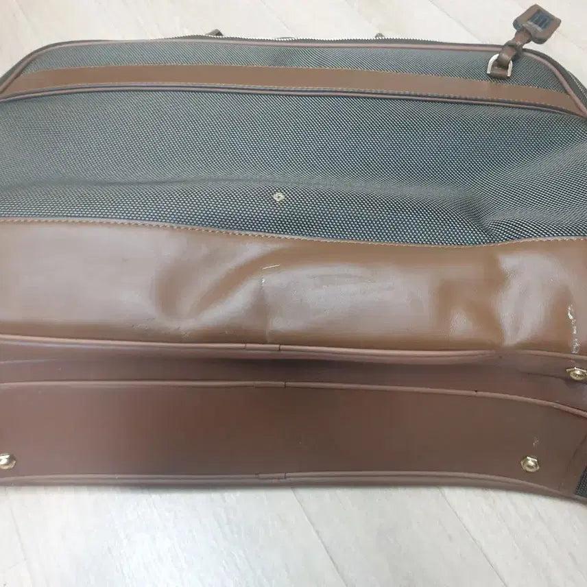 [BUNJANG] Samsonite Brown Leather Briefcase / 쌤소나이트 브라운 서류 가방
