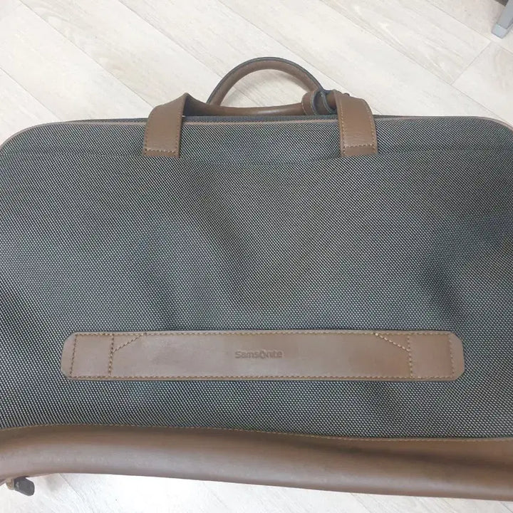 [BUNJANG] Samsonite Brown Leather Briefcase / 쌤소나이트 브라운 서류 가방