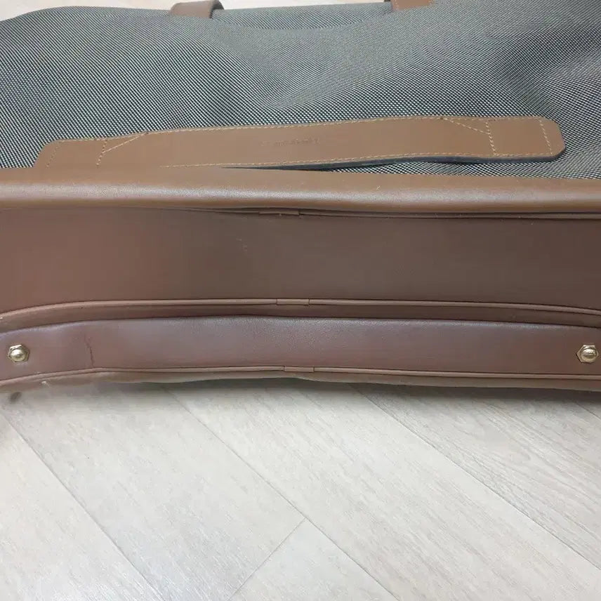 [BUNJANG] Samsonite Brown Leather Briefcase / 쌤소나이트 브라운 서류 가방