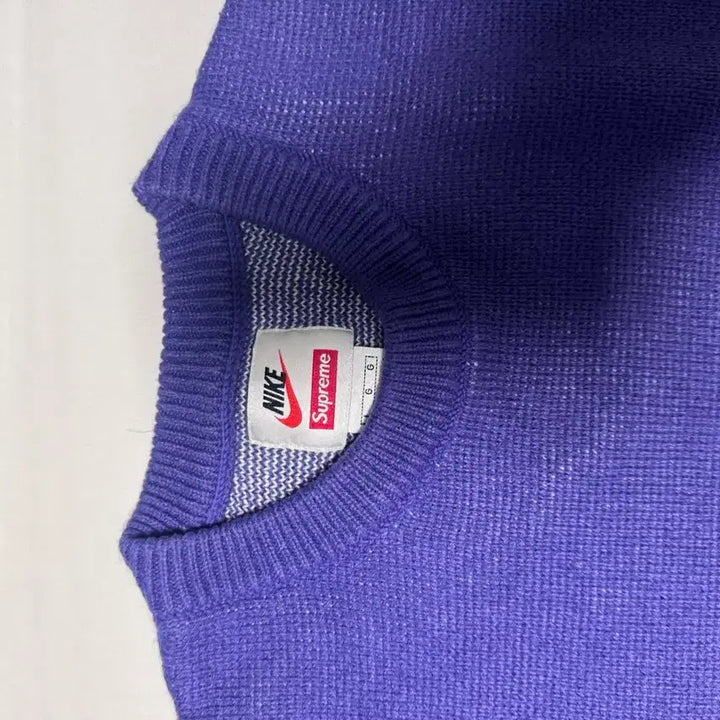 [SOLD OUT] 슈프림 나이키 니트 퍼플 L