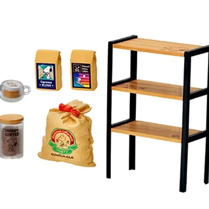 [BUNJANG] Re-Ment Snoopy Roastery Cafe Miniature / 리멘트 스누피 로스터리 카페