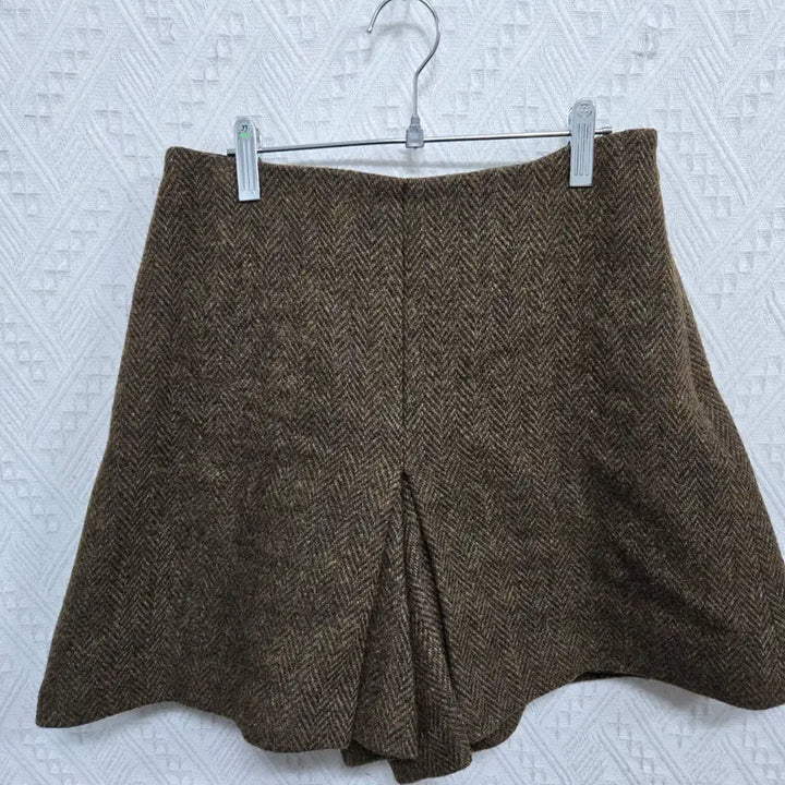 [BUNJANG] A53 Women's Herringbone Wool Short Pants / A53 여성 헤링본 울 숏 팬츠