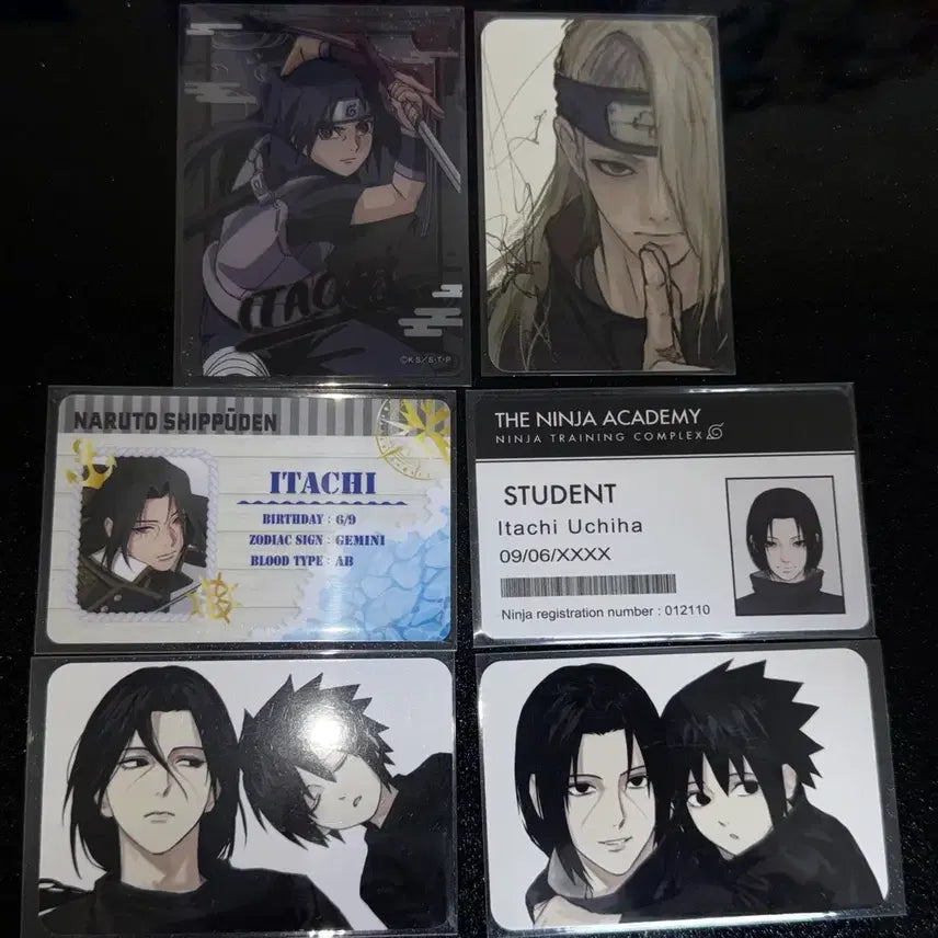 [BUNJANG] Naruto Itachi Deidara Marine Look Card Photocard / 나루토 이타치 데이다라 통판 암부 마린룩 카드 포카 양도
