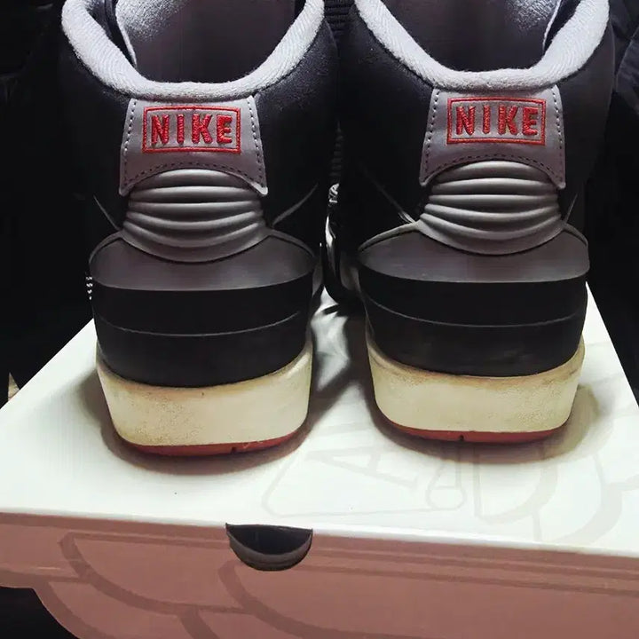 [BUNJANG] Nike Jordan 2 Black Cement Sneakers / 조던2  블랙 시멘트