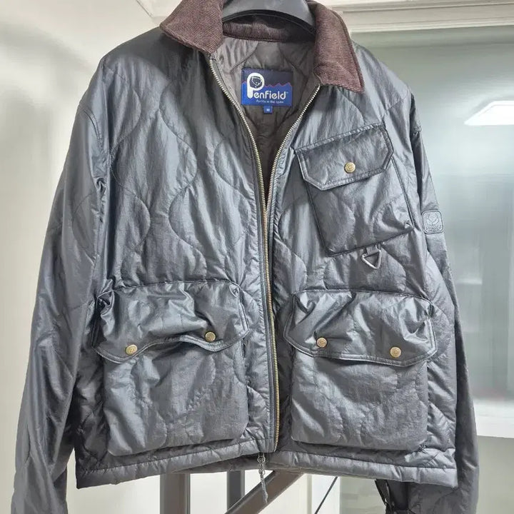 [BUNJANG] Penfield Quilted Work Jacket Black / (m) 펜필드 퀼드 워크 자켓 블랙