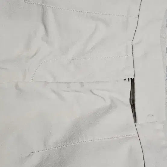 [BUNJANG] Line Beige Cotton Pants / 라인 베이지색 면바지