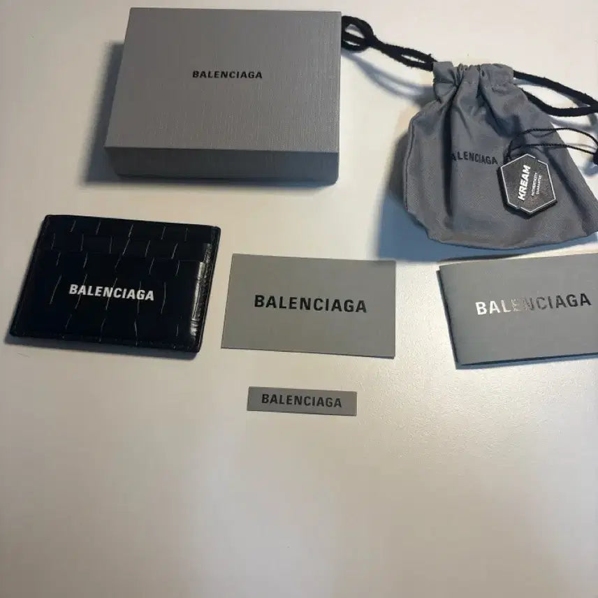 [BUNJANG] Balenciaga Crocodile Leather Card Wallet / 발렌시아가 악어가죽카드지갑
