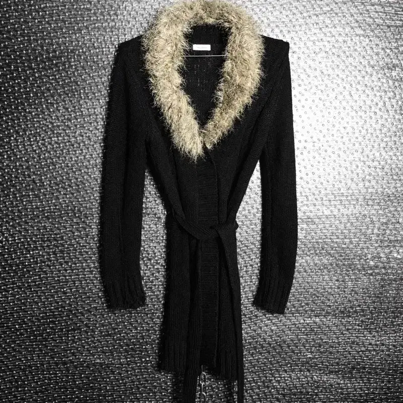 [BUNJANG] Win Fame Fur Cardigan / win fame 퍼 가디건