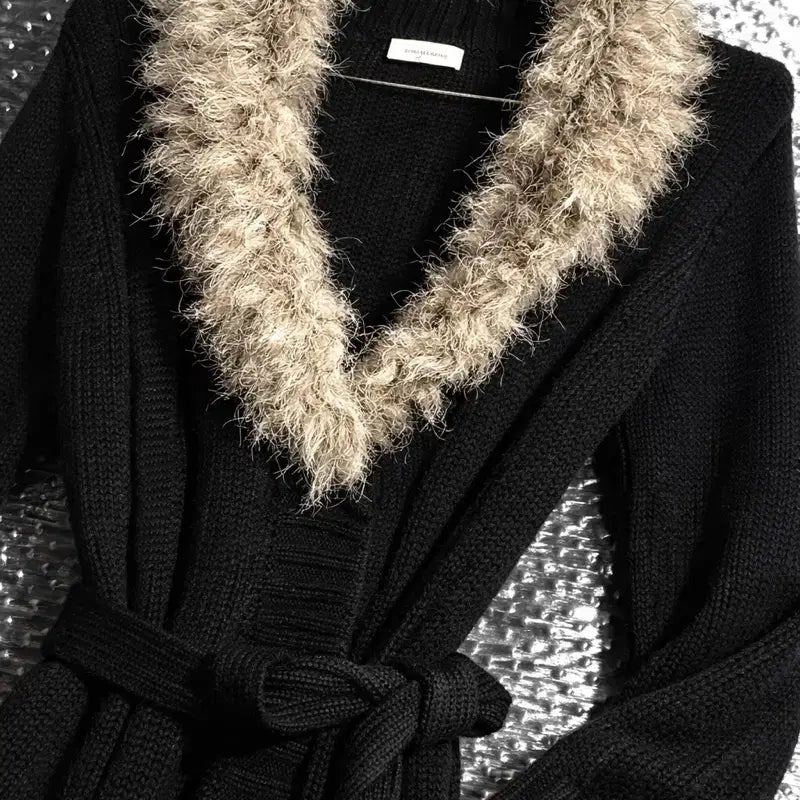 [BUNJANG] Win Fame Fur Cardigan / win fame 퍼 가디건
