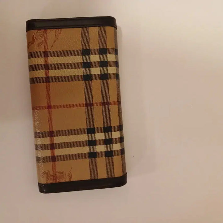 [BUNJANG] Burberry Check Pattern Long Wallet / 버버리 정품 체크 장지갑