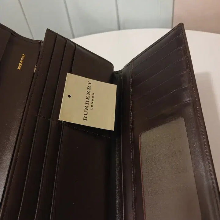 [BUNJANG] Burberry Check Pattern Long Wallet / 버버리 정품 체크 장지갑