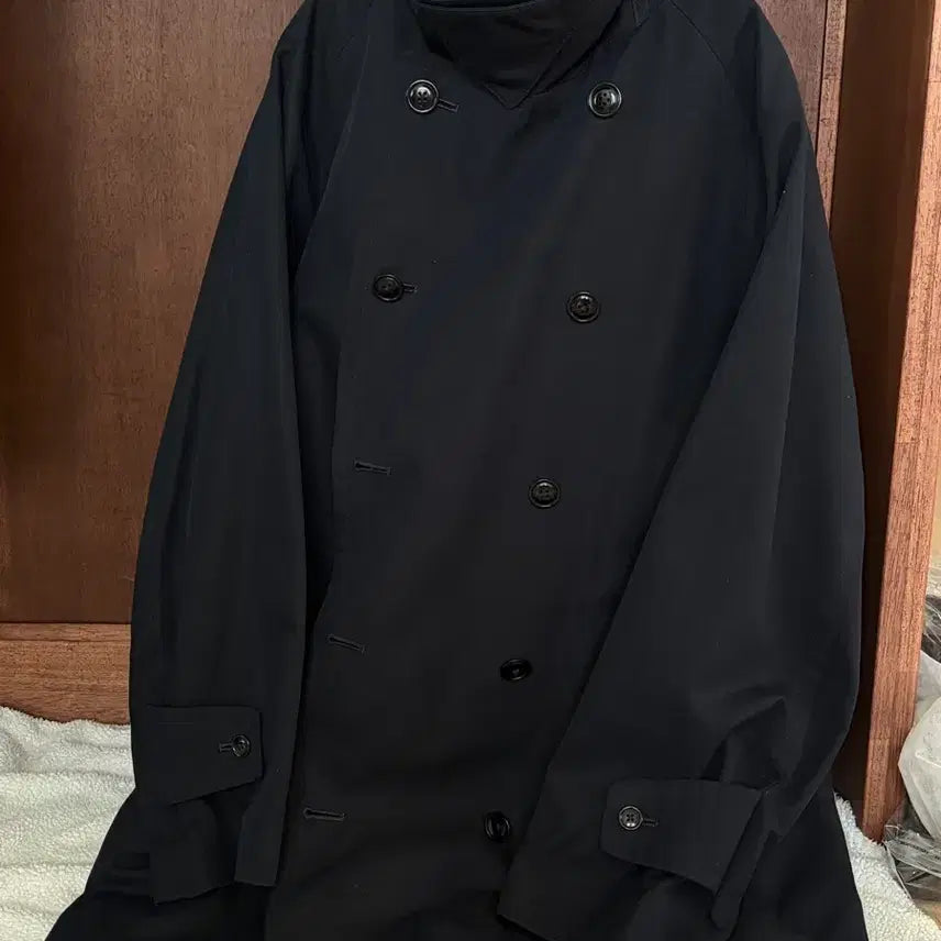 [BUNJANG] Maatee&sons Cotton Silk Coat Navy / 마티앤선즈 maatee&sons 코튼실크 코트 네이비 3