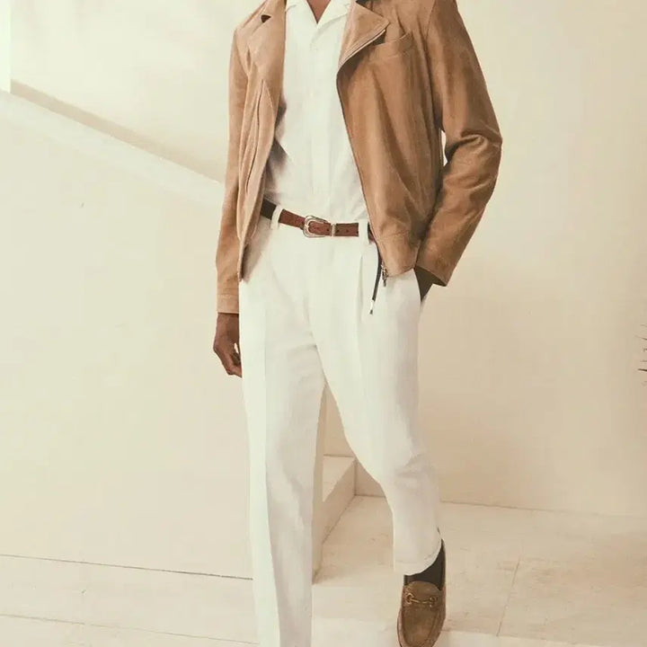 [BUNJANG] Brunello Cucinelli Suede Leather Jacket / [1500만원]브루넬로 쿠치넬리 스웨이드가죽레더 자켓 24ss 팝니다