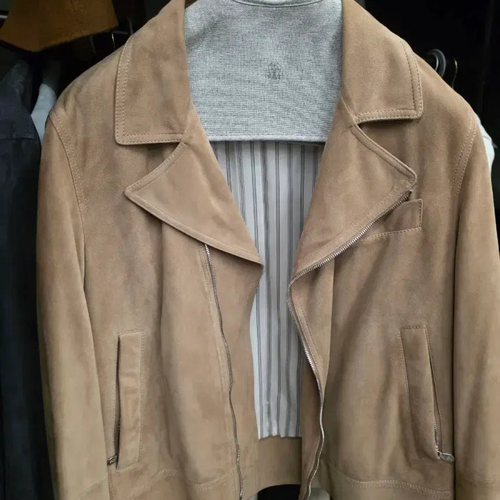 [BUNJANG] Brunello Cucinelli Suede Leather Jacket / [1500만원]브루넬로 쿠치넬리 스웨이드가죽레더 자켓 24ss 팝니다