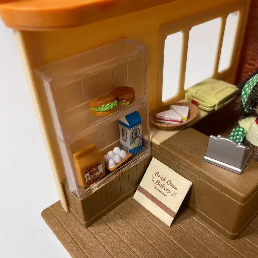 [BUNJANG] Sylvanian Families Old Brick Bakery Set / 실바니안 올드 브릭 베이커리 세트 고슴도치 모녀