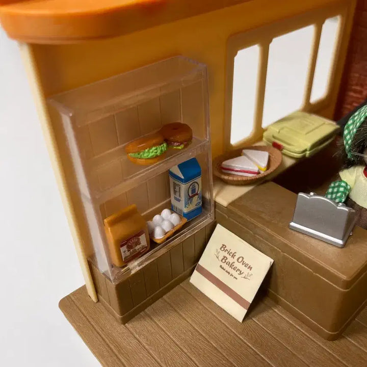 [BUNJANG] Sylvanian Families Old Brick Bakery Set / 실바니안 올드 브릭 베이커리 세트 고슴도치 모녀