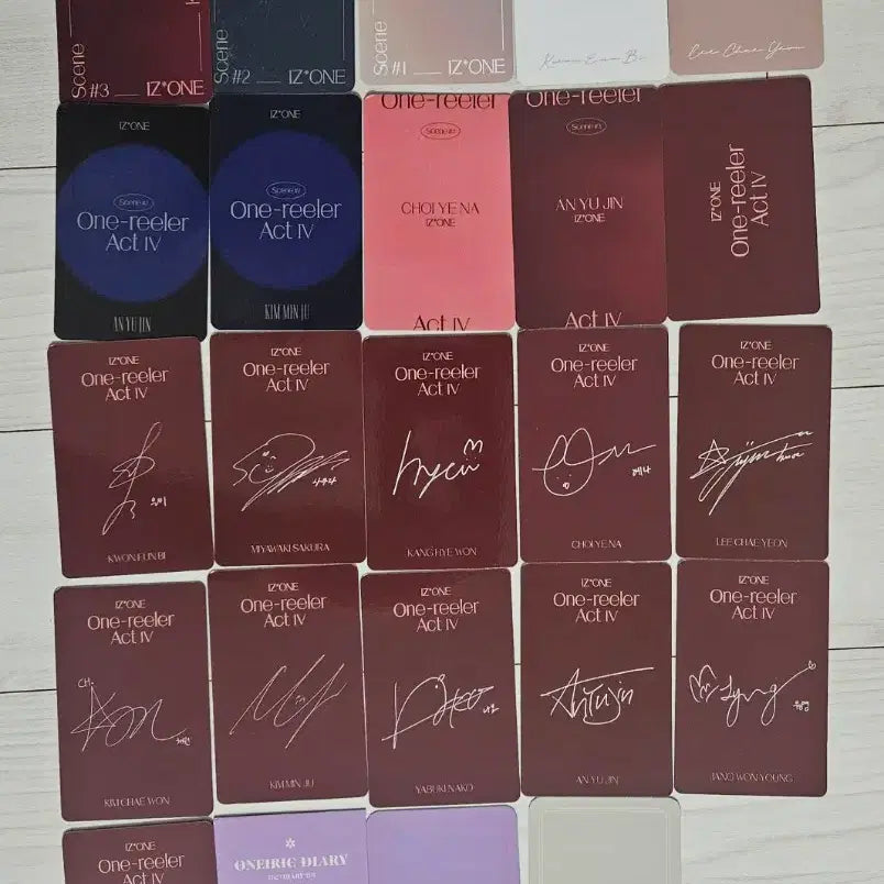 [BUNJANG] IZ*ONE Oneiric Diary Album Bundle Set + Photocard Set / 아이즈원 원릴러 앨범 3종 + 포카24장