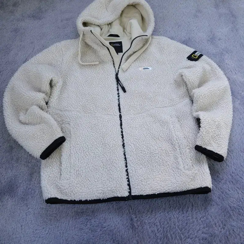 [BUNJANG] National Geographic Fleece Zip-Up Jacket / [M] 내셔널지오그래픽 후리스 집업