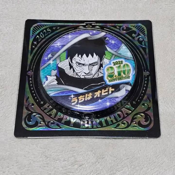 [BUNJANG] Jump Shop Obito Uchiha 2025 Birthday Badge (Sealed) / 미개봉) 점프샵 생일 뱃지 2025 오비토