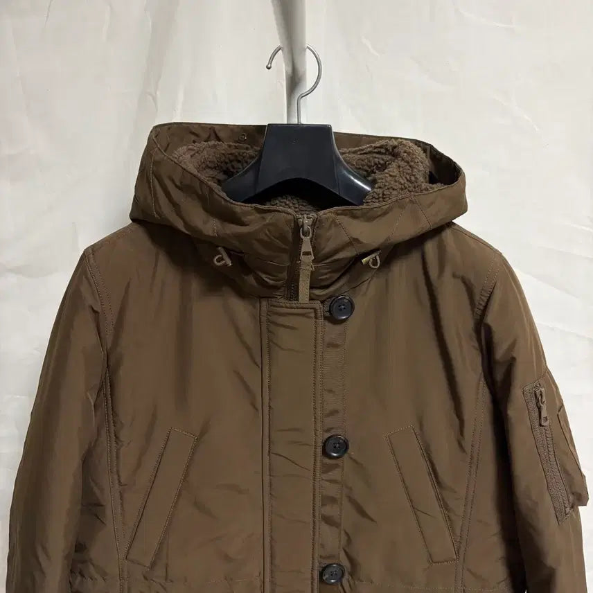 [BUNJANG] Uniqlo N3B Hybrid Down Parka / Brown, L / 유니클로 N3B 베이스 하이브리드 다운 파카 / 브라운, L