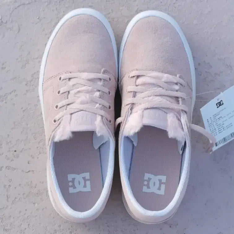 [BUNJANG] DC Trase Platform SE Pink Suede Sneakers / DC Trase Platform SE 핑크 스웨이드 새상품 260