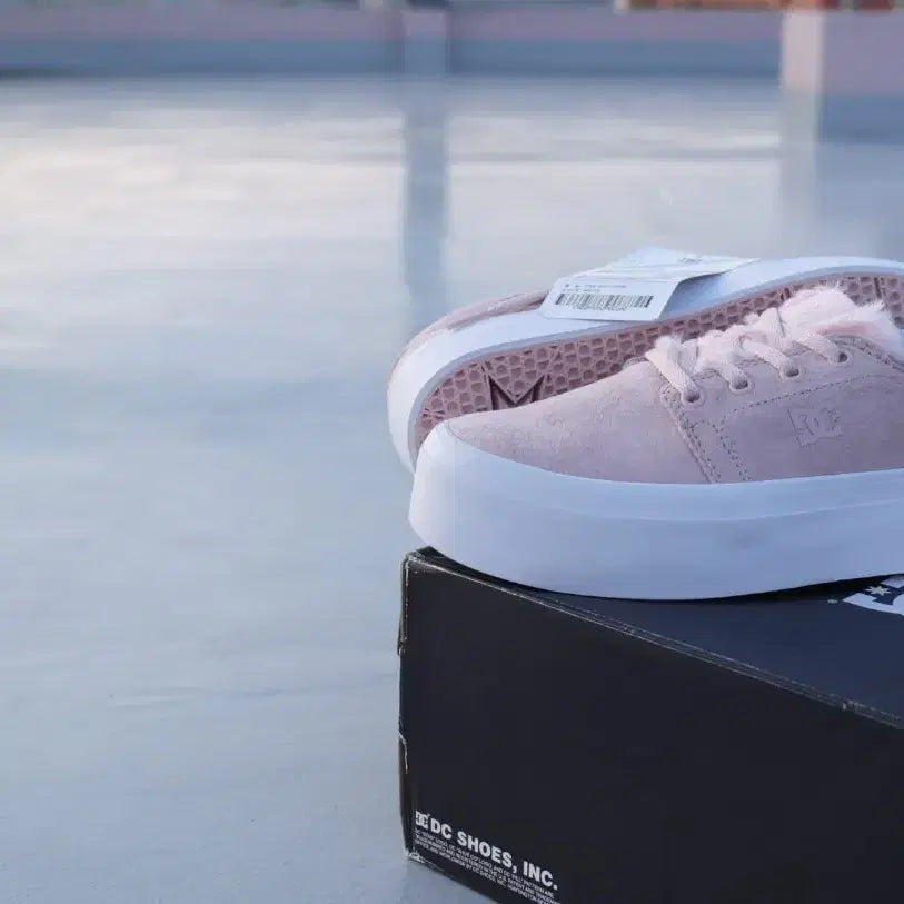 [BUNJANG] DC Trase Platform SE Pink Suede Sneakers / DC Trase Platform SE 핑크 스웨이드 새상품 260