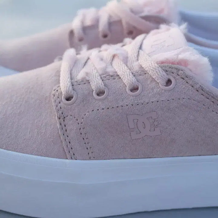 [BUNJANG] DC Trase Platform SE Pink Suede Sneakers / DC Trase Platform SE 핑크 스웨이드 새상품 260