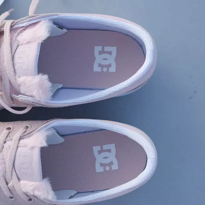 [BUNJANG] DC Trase Platform SE Pink Suede Sneakers / DC Trase Platform SE 핑크 스웨이드 새상품 260
