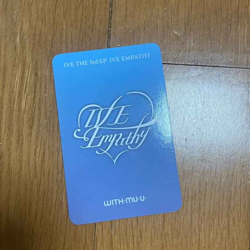 [SOLD OUT] 아이브 레이 엠파씨 위드뮤 포카 포토카드