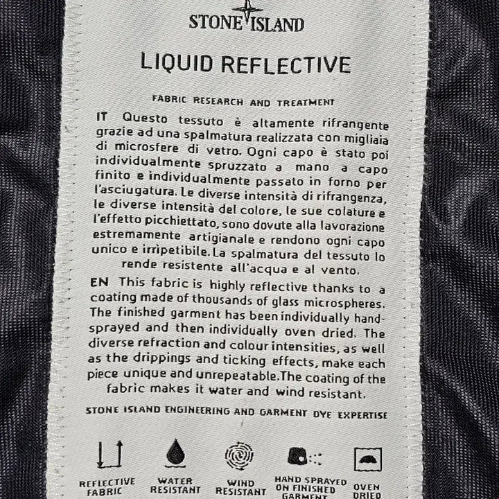 [BUNJANG] Stone Island Liquid Reactive Jacket - Size L / 스톤아일랜드 리퀴드 리액티브 자켓