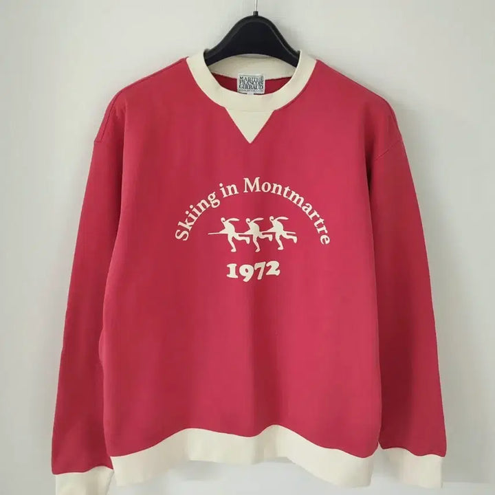 [BUNJANG] Marithe Francois Girbaud Sweatshirt Red / 마리떼프랑소와저버 맨투맨