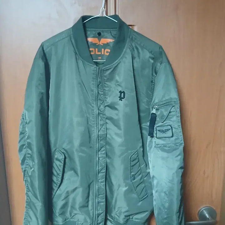 [BUNJANG] POLICE MA-1 Bomber Jacket / POLICE 폴리스 MA-1 봄버 자켓 카키